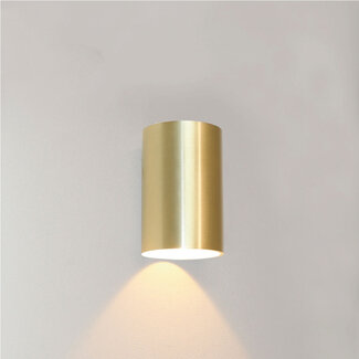 Artdelight Ronde LED Wandlamp 1-lichts Goud | Artdelight Brody 1