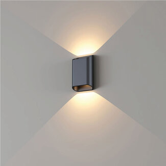 Artdelight Moderne LED Wandlamp Zwart | Artdelight Diaz Small