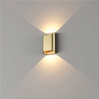 Artdelight Moderne LED Wandlamp Goud | Artdelight Diaz Small