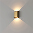Moderne LED Wandlamp Warm Goud | Artdelight Diaz Small
