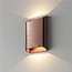 Moderne LED Wandlamp Donker Brons | Artdelight Diaz Large