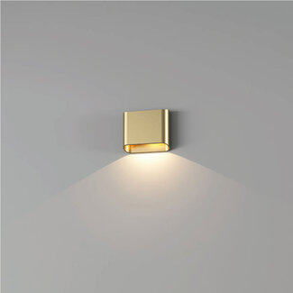 Artdelight Moderne LED Wandlamp 1-lichts Goud | Artdelight Diaz 1L