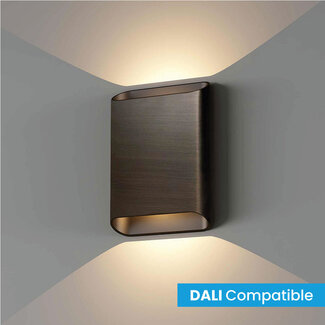 Artdelight Dali LED Wandlamp Dim to Warm Donker Antiek Brons | Artdelight Diaz Large