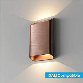 Artdelight Dali Moderne LED Wandlamp Donker Brons | Artdelight Diaz Large