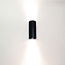 Ronde Wandlamp 2-lichts Zwart | Artdelight Roulo 2L