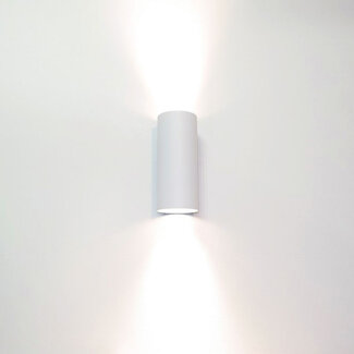 Artdelight Ronde Wandlamp 2-lichts Wit | Artdelight Roulo 2L
