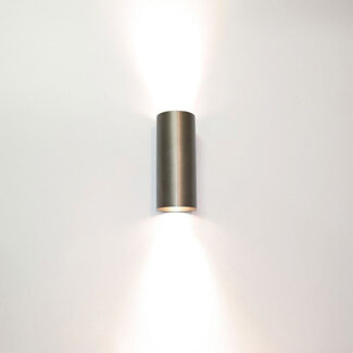 Artdelight Ronde Wandlamp 2-lichts Gun Metal | Artdelight Roulo 2L