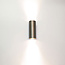 Ronde Wandlamp 2-lichts Gun Metal | Artdelight Roulo 2L