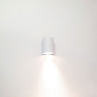 Artdelight Ronde Wandlamp 1-lichts Wit | Artdelight Roulo 1L