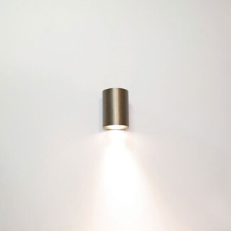 Artdelight Ronde Wandlamp 1-lichts Gun Metal | Artdelight Roulo 1L