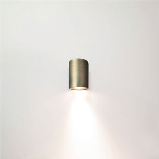 Artdelight Ronde Wandlamp 1-lichts Antiek Brons | Artdelight Roulo 1L