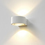 Moderne Ronde LED Wandlamp Wit | Artdelight Hudson