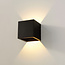 Moderne Kubus LED Wandlamp Zwart | Artdelight Cube