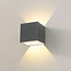 Moderne Kubus LED Wandlamp Grafiet | Artdelight Cube
