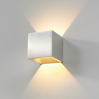 Artdelight Moderne Kubus LED Wandlamp Aluminium | Artdelight Cube