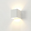 Design Kubus LED Wandlamp Wit | Artdelight Fulda