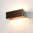 Design LED Wandlamp Donker Brons | Artdelight Mainz