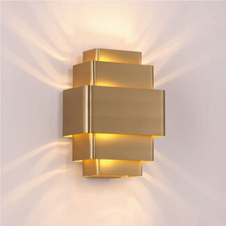 Artdelight Moderne Design Wandlamp Brons/Goud | Artdelight Layers