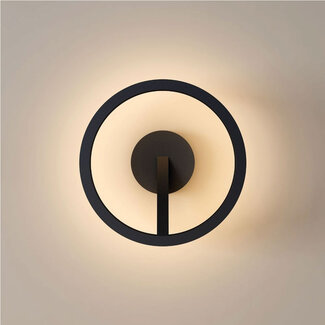 Artdelight Moderne LED Design Wandlamp Zwart | Artdelight Oregon