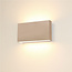 Industriële LED Wandlamp Champagne | Artdelight Box 2L