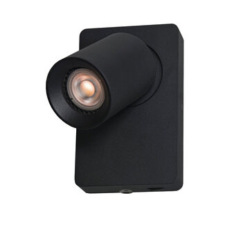 Artdelight Leeslamp met GU10 fitting Zwart | Artdelight Megano