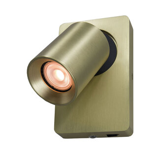 Artdelight Leeslamp met GU10 fitting Goud | Artdelight Megano