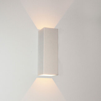 Artdelight Moderne Rechthoekige LED Wandlamp 15cm Wit | Artdelight Vegas 150