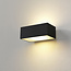 Industriële Rechthoekige LED Wandlamp Zwart | Artdelight Eindhoven 100