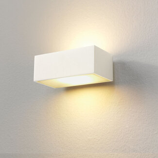 Artdelight Industriële Rechthoekige LED Wandlamp Wit | Artdelight Eindhoven 100