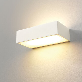 Artdelight Industriële Rechthoekige LED Wandlamp Wit | Artdelight Eindhoven 150