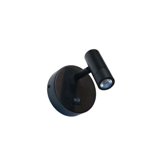 Artdelight Moderne LED Leeslamp Zwart | Artdelight Simply