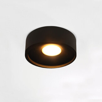 Artdelight Ronde LED Design Plafondlamp Zwart | Artdelight Orlando