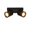 Moderne 2-lichts Spot met GU10 fittingen Zwart | Artdelight Megano 2L