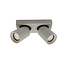 Moderne 2-lichts Spot met GU10 fittingen Zijdegrijs | Artdelight Megano 2L