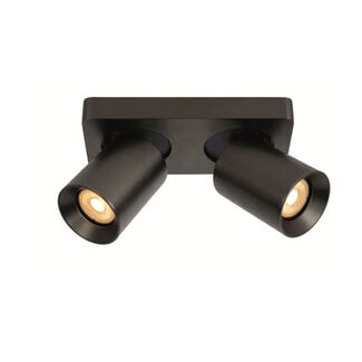 Artdelight Moderne 2-lichts Spot met GU10 fittingen Gun Metal | Artdelight Megano 2L