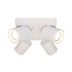 Moderne 4-lichts Spot met GU10 fittingen Wit | Artdelight Megano 4L