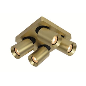 Artdelight Moderne 4-lichts Spot met GU10 fittingen Goud | Artdelight Megano 4L