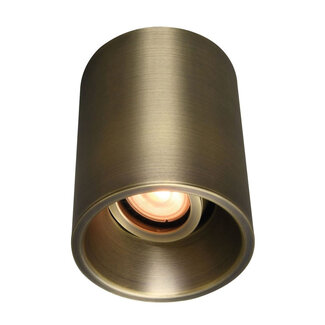 Artdelight Ronde Plafondlamp met GU10 fitting Antiek Brons | Artdelight Moreno