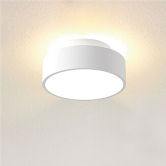 Artdelight Moderne LED Plafondlamp 15cmØ Wit | Artdelight Chicago 150