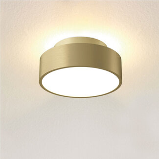 Artdelight Moderne LED Plafondlamp 15cmØ Warm Goud | Artdelight Chicago 150
