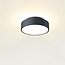Moderne LED Plafondlamp 25cmØ Zwart | Artdelight Chicago 250