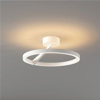 Artdelight Industriële LED Design Plafondlamp Wit | Artdelight Oregon
