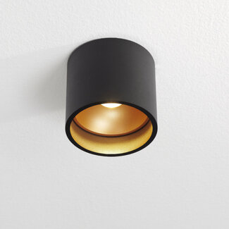 Artdelight Industriële Moderne LED Plafondlamp Zwart/Koper | Artdelight Orleans