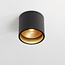Industriële Moderne LED Plafondlamp Zwart/Koper | Artdelight Orleans