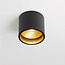 Industriële Moderne LED Plafondlamp Zwart/Mat Goud | Artdelight Orleans