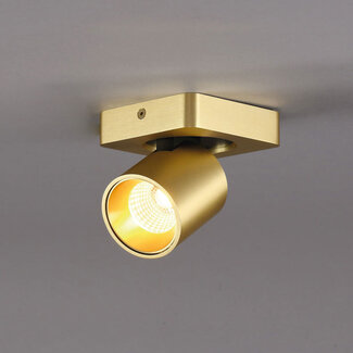 Artdelight Moderne 1-lichts LED Design Spot Goud | Artdelight Laguna 1L