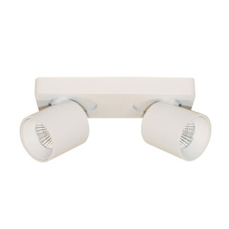 Artdelight Moderne 2-lichts LED Design Spot Wit | Artdelight Laguna 2L