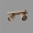Moderne 2-lichts LED Design Spot Champagne | Artdelight Laguna 2L