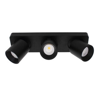Artdelight Moderne 3-lichts LED Design Spot Zwart | Artdelight Laguna 3L