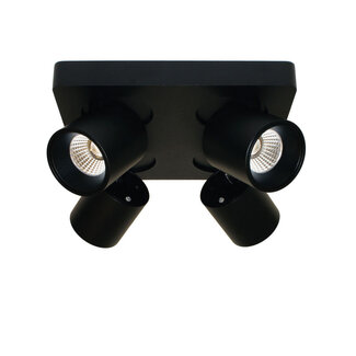 Artdelight Moderne 4-lichts LED Design Spot Zwart | Artdelight Laguna 4L